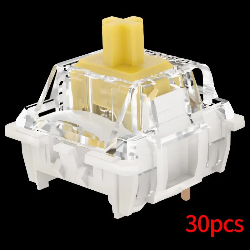 GGBEE GATERON G Pro 3.0 Tastaturschalter Pro3.0 Mechanisches Tastaturzubehör Gelb Braun Silber Schalter für Tastatur vorgeschmiert 6