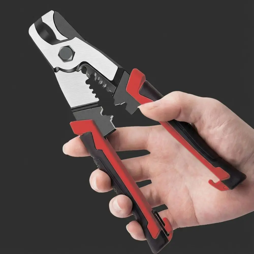 

Новые 8-дюймовые кабельные клещи из хромованадиевой стали, ручной инструмент, инструмент для зачистки проводов, износостойкие, долговечные, для зачистки кабеля