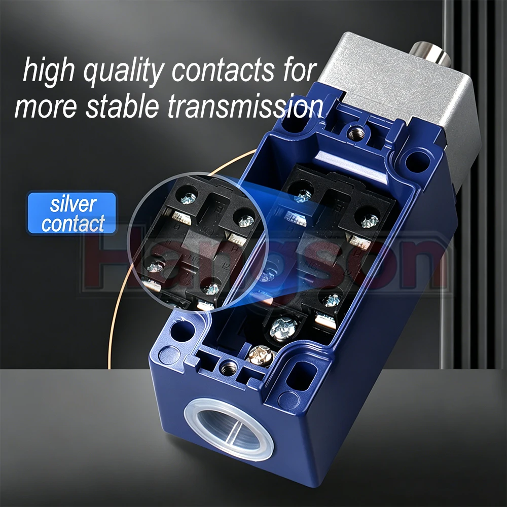 XCK-J10541 Limit Switch IP66 Waterproof Metal Housing Travel Switch with Silver SPDT for CNC Machine Conveyor Lift Equipment