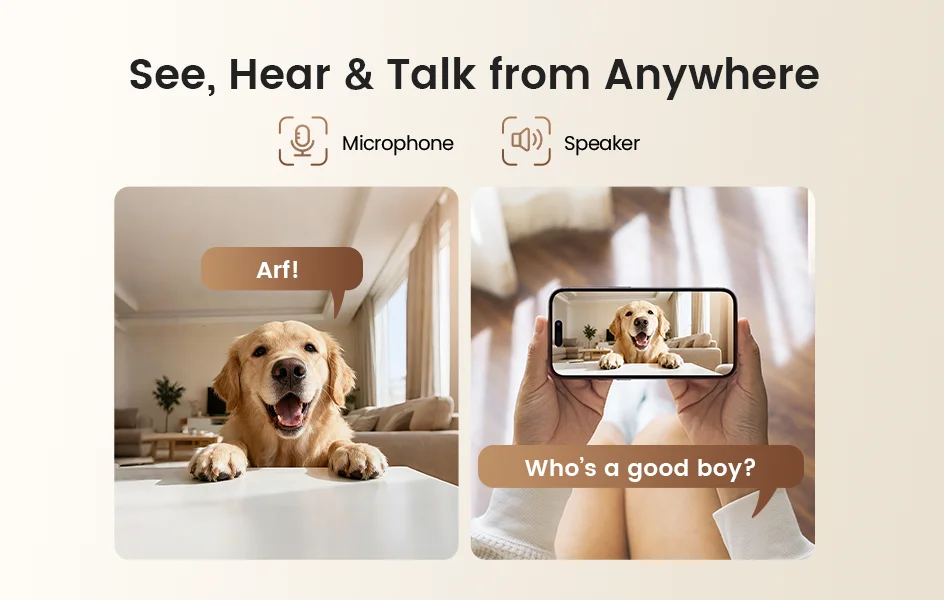 ZOSI C518 Indoor Pan/Tilt Smart Security IP Camera 2K/4K 360° Baby Pet Monitor AI Human Tracking 2.4G/5G WiFi Surveillance Cam