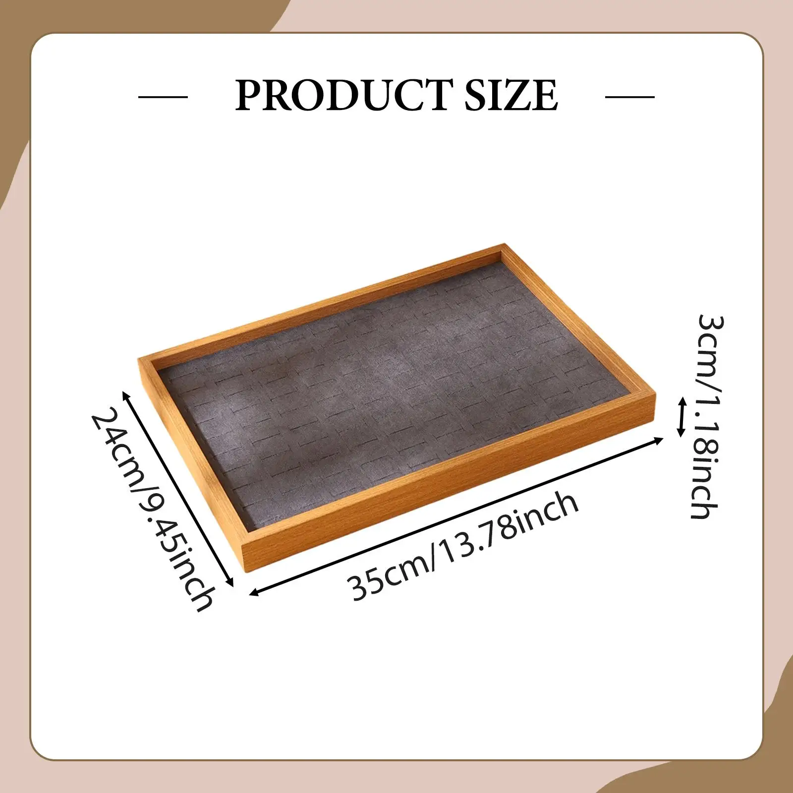 보석 디스플레이 트레이 휴대용 반지 100개 보관 선물 다용도 장식품 엄마용