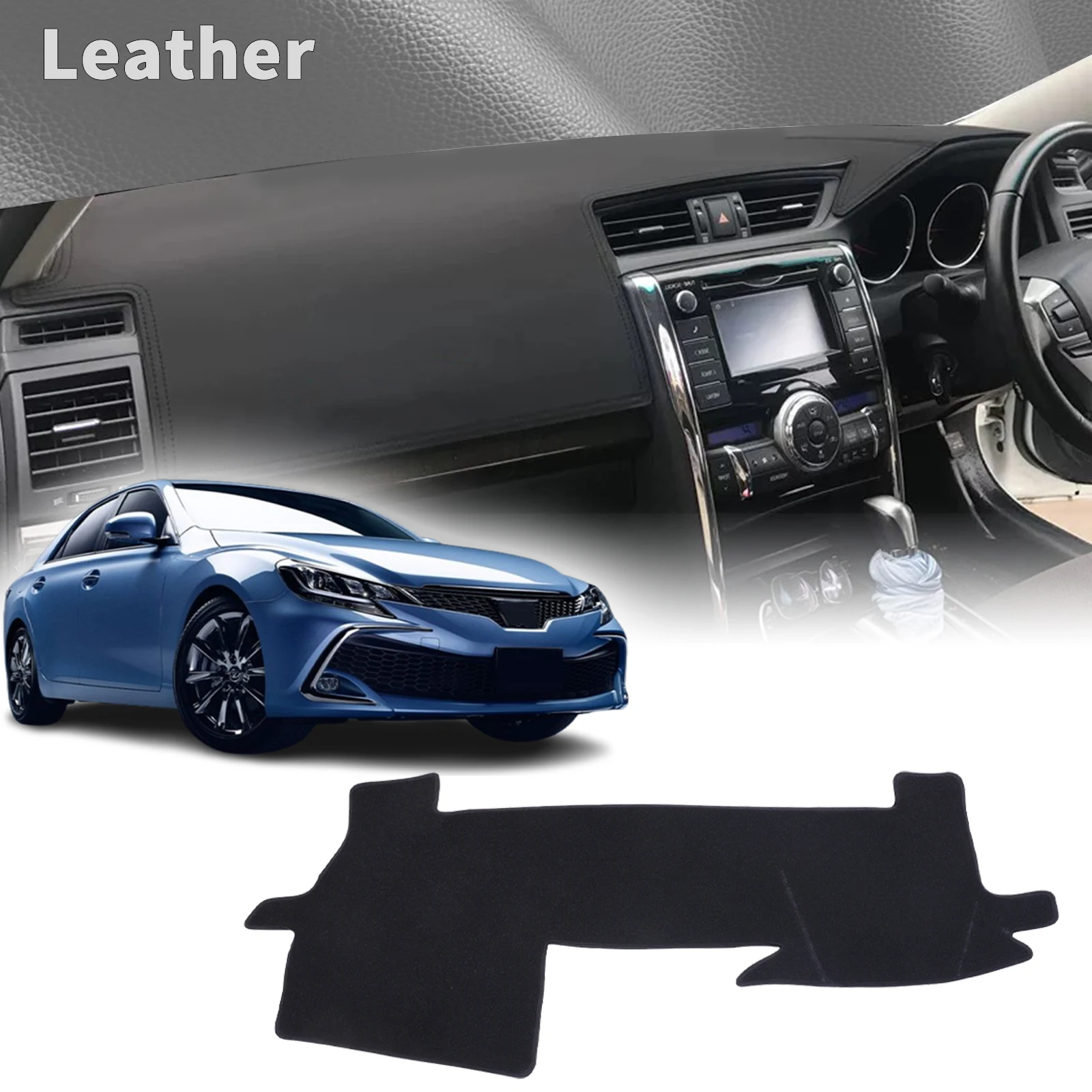 

fit for Toyota Mark X 2004 2005 2006-2018 MARKX Car Accessories Protective Carpet Dashmat Dashboard Cover Pad DashMat Sunshade