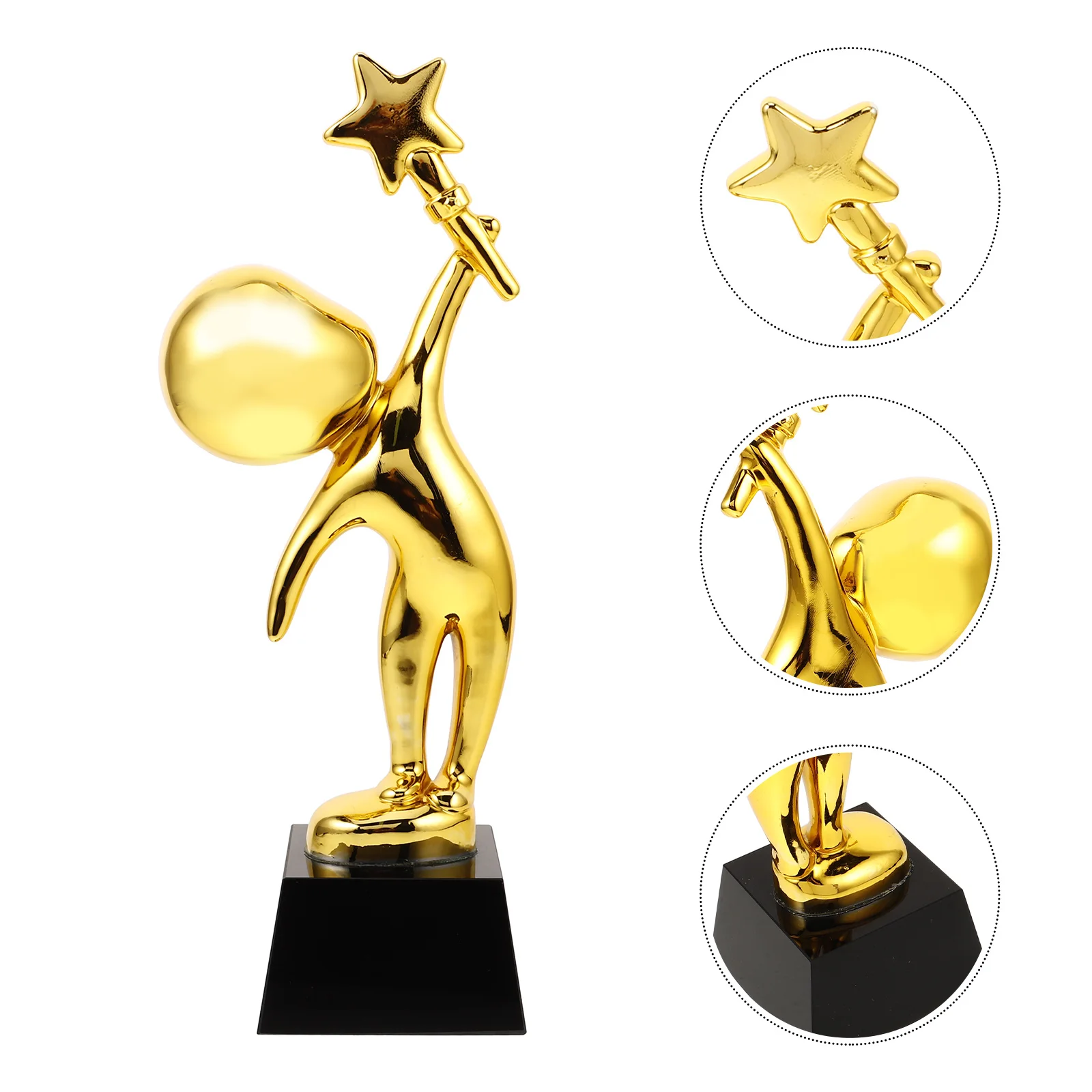 

Resin Dancing Style Trophy Decoration Dance Party Award Trophy Ideal for Kindergarten Ceremony Prize Decor Appreciation Decor