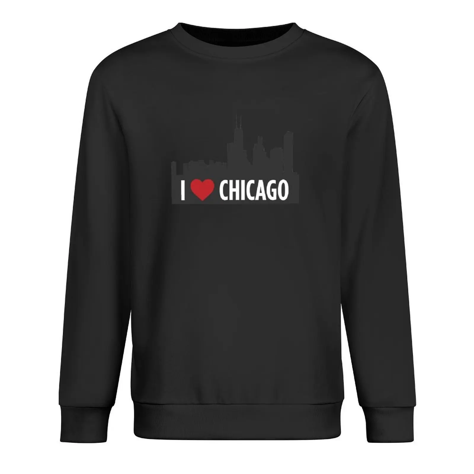 

I (Heart) Chicago Pullover autumn clothes male clothes clothes for men blouse men's sweatshirts