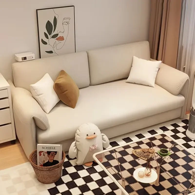 

Baby Nordic Modern Lazy Sofas Relaxing Two Seater Recliner Armchair Sofas Daybed White Woonkamer Banken Furniture Living Room