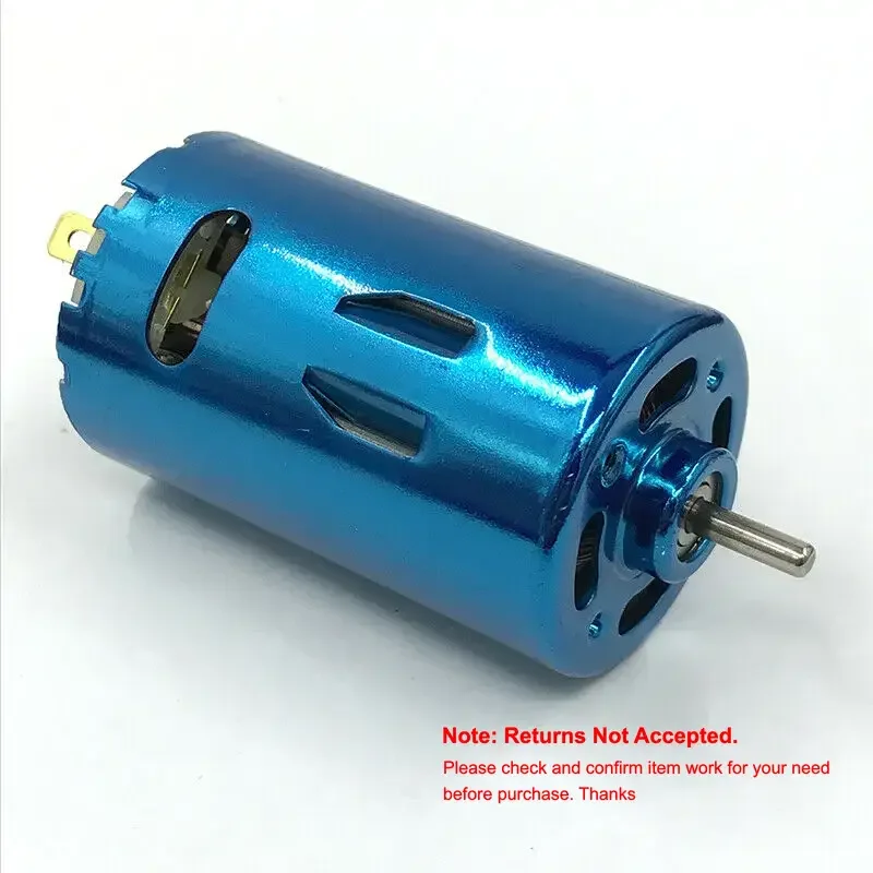 RS-550 Motor DC 12V 18V 24V 30000RPM Ultra-High Speed Power Large Torque Front Ball Bearing DIY Drill Garden Tool Car Boat Model