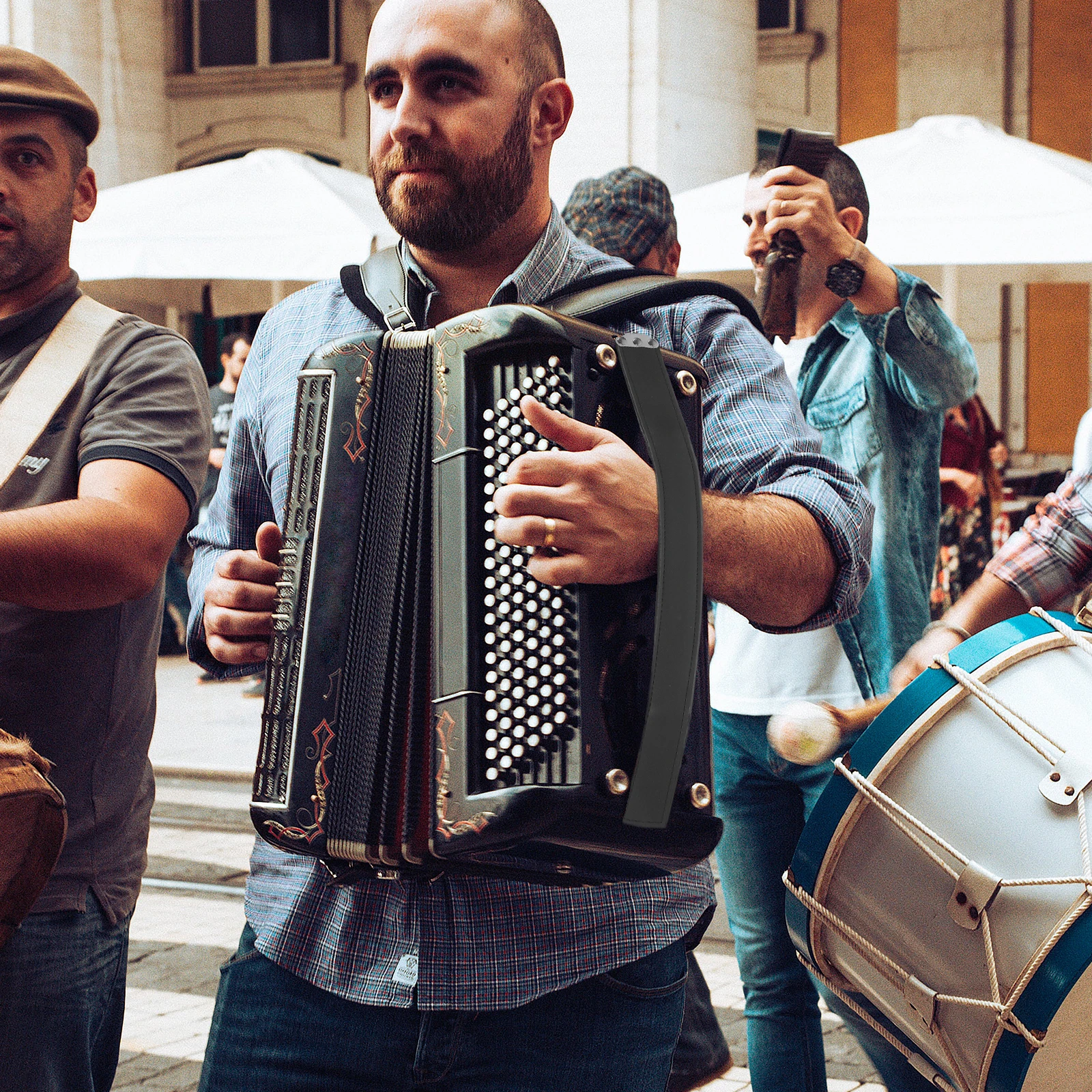 

Sturdy Strap Bass Belt Durable Stretch Resistant Adjustable Shoulder Belt for Portable Comfortable Breathable Wear Resistant