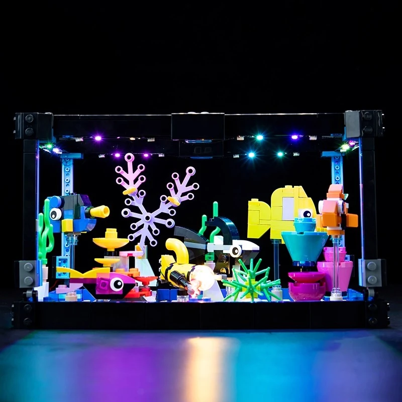 Kein Modell LED-Beleuchtungsset, geeignet für Aquarium 31122 (nicht im Lieferumfang enthaltene Bausteine)