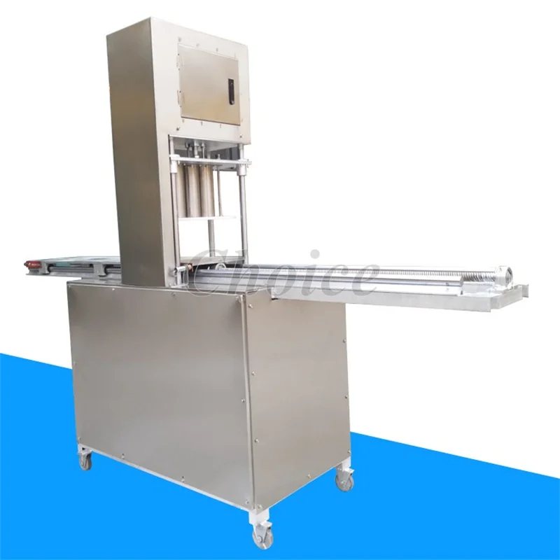 Máquina de prensado de piel de dumplings de gran capacidad, máquina de moldeo de envoltura de Gyoza frita, Wonton Siu mai, fabricante de corte de piel a la venta