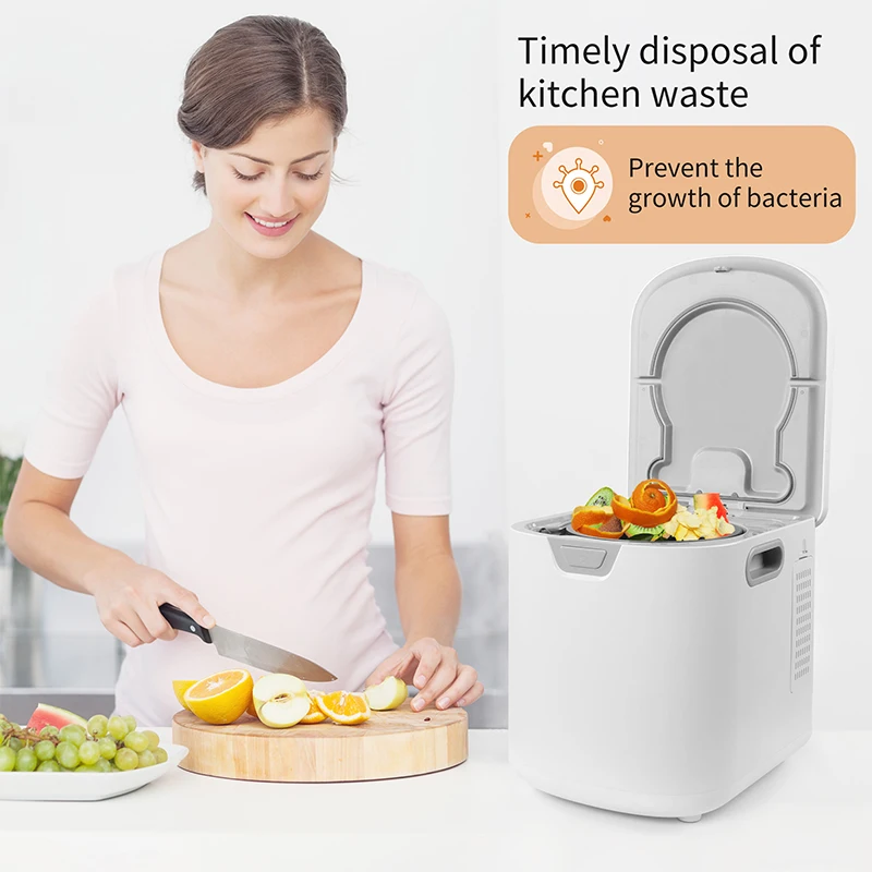 Compact 3.5L Electric Food Waste Composter for Home Kitchenr  Batch Feed Type Food Waste Fertilizer Converter