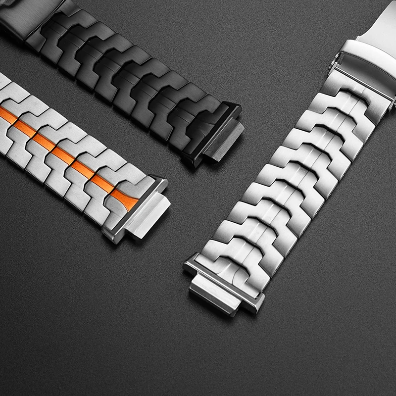 Титановый ремешок для G-shock DW5600 GA2100 для часов Casio 3229 DW-5600E/BBN GW-M5610 GW-B5600HR/BC Титановый ремешок-браслет