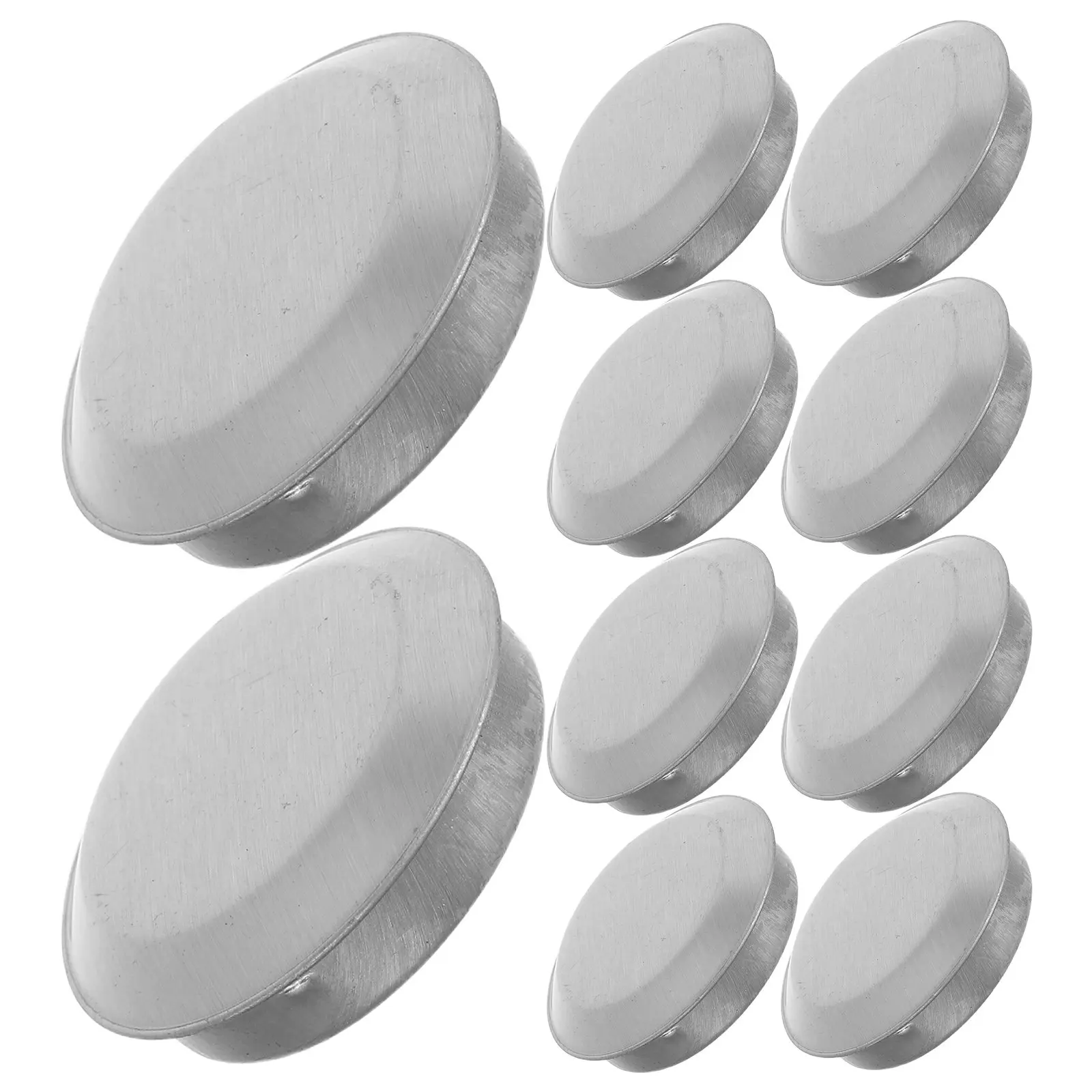 

10Pcs Stainless Steel Sink Hole Cover 38Mm Kitchen Counter Hole Cap for Bathroom Sink Side Insert Hygienic Easy Clean Modern