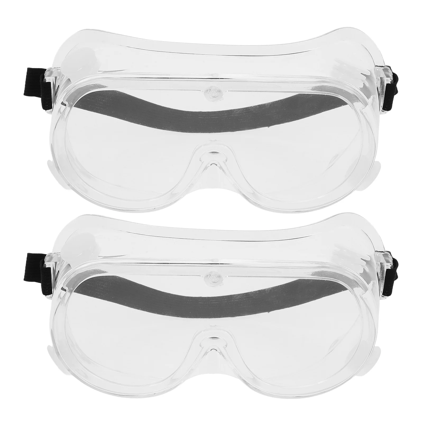 

2Pcs Labor Protection Goggles Fog Proof Safety Eyewear Windshield Clear Vision Eye Protection Lightweight Design