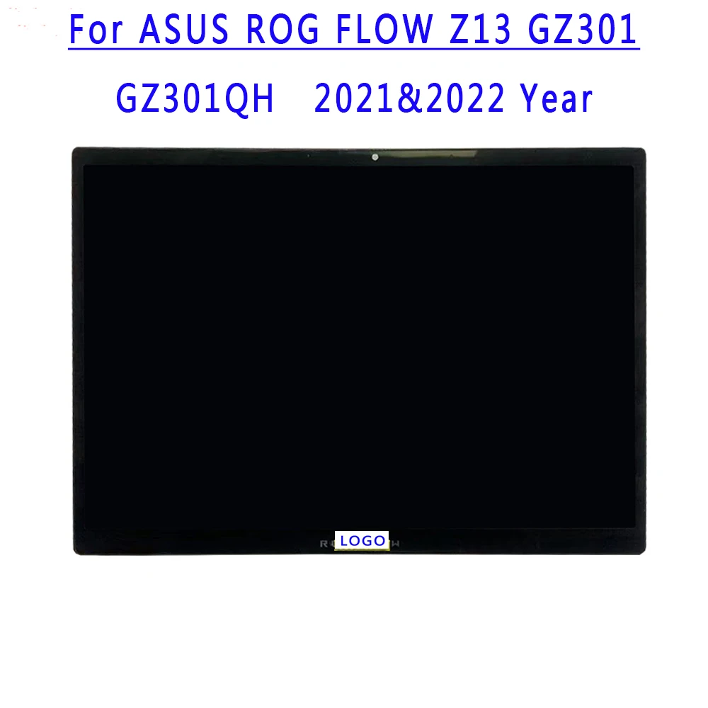 Imagem -02 - Montagem Lcd Touch para Asus Rog Flow Z13 Gz301 Laptop 2023 Ano 13.4 1920x1200 Ips 40 Pinos Edp 120hz Lcd sem Moldura