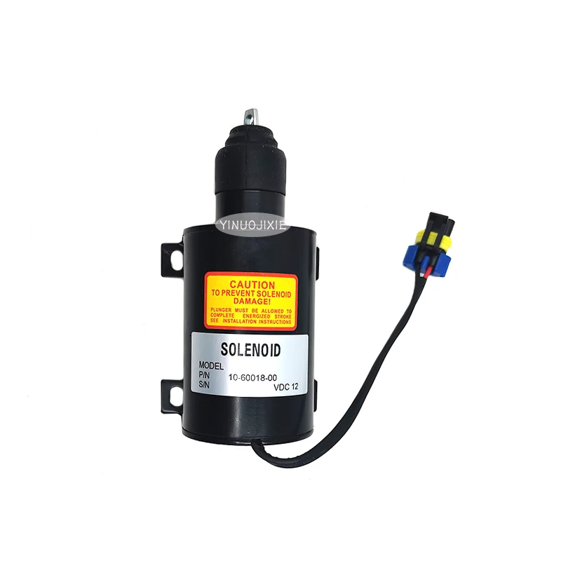 

Good 10-60018-00 106001800 excavator construction machinery accessories suitable for flameout switch solenoid valve 12V