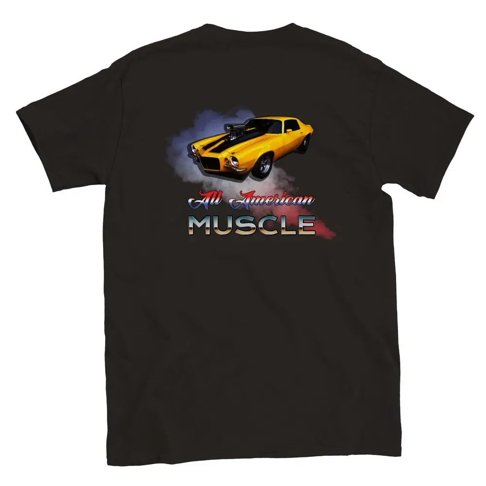 Classic  All American Muscle T-shirt for Men Clothing Women Short Sleeve Tees Y2K Tops New Arrival Unisex Summer