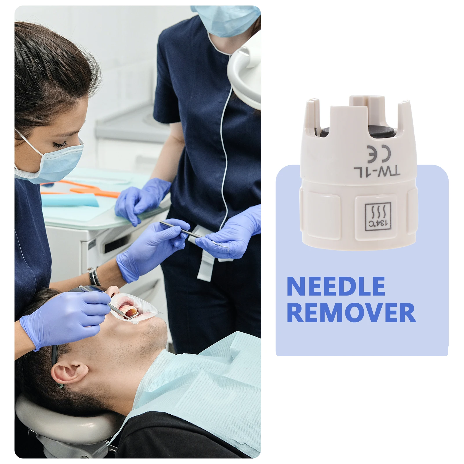 

1 pc Creative Needle Extractor Tool Dental Needle Remover Professional Durable Accessory for Clinic Home Sturdy Scaler Wrench