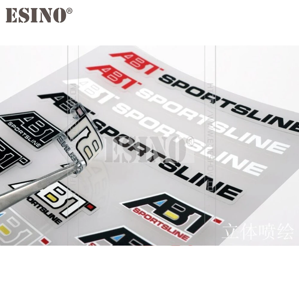 تصفيف السيارة ABT موضوع الزخرفية ملصق حائط من الفينيل مجموعة الإبداعية ملصق مجموعة لأودي ABT A1 A3 A4 A5 A6 A7 TT R8 Q3 Q5 Q7