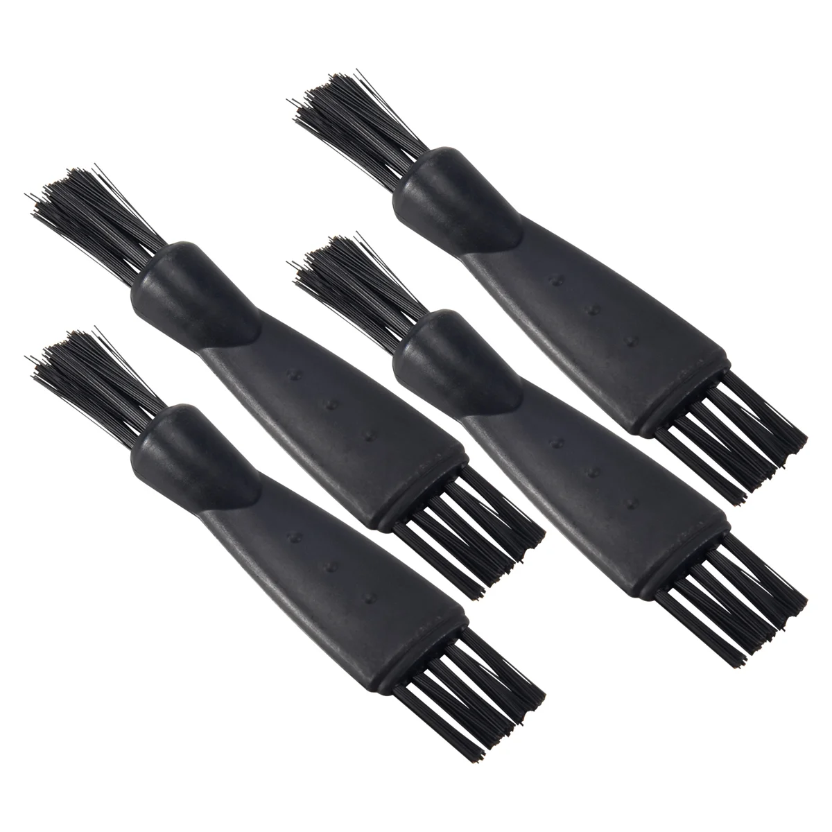 4 pezzi Double-face Trimmer rasoio spazzola per la pulizia Clipper Cleaner Brush Clipper spazzola per la pulizia per gli uomini