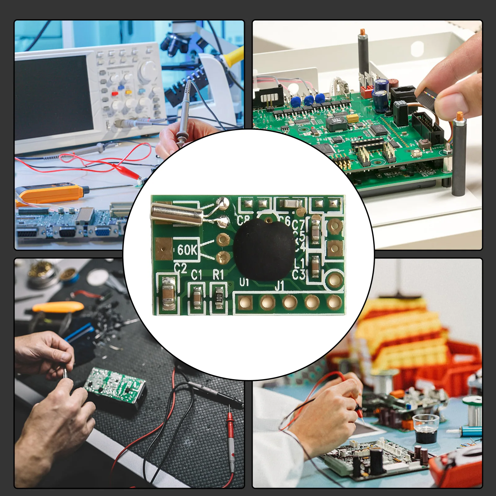 DCF77 Receiver Module Perfectly Synced With Timing Center No Antenna Required Reliable And Accurate Timekeeping