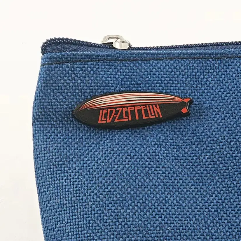 L-Led Z-Zeppelin Brooch Vintage Rock Band Anime Cartoon Airship Metal Badge Retro Enamel Pin Music Fan Gift Jewelry