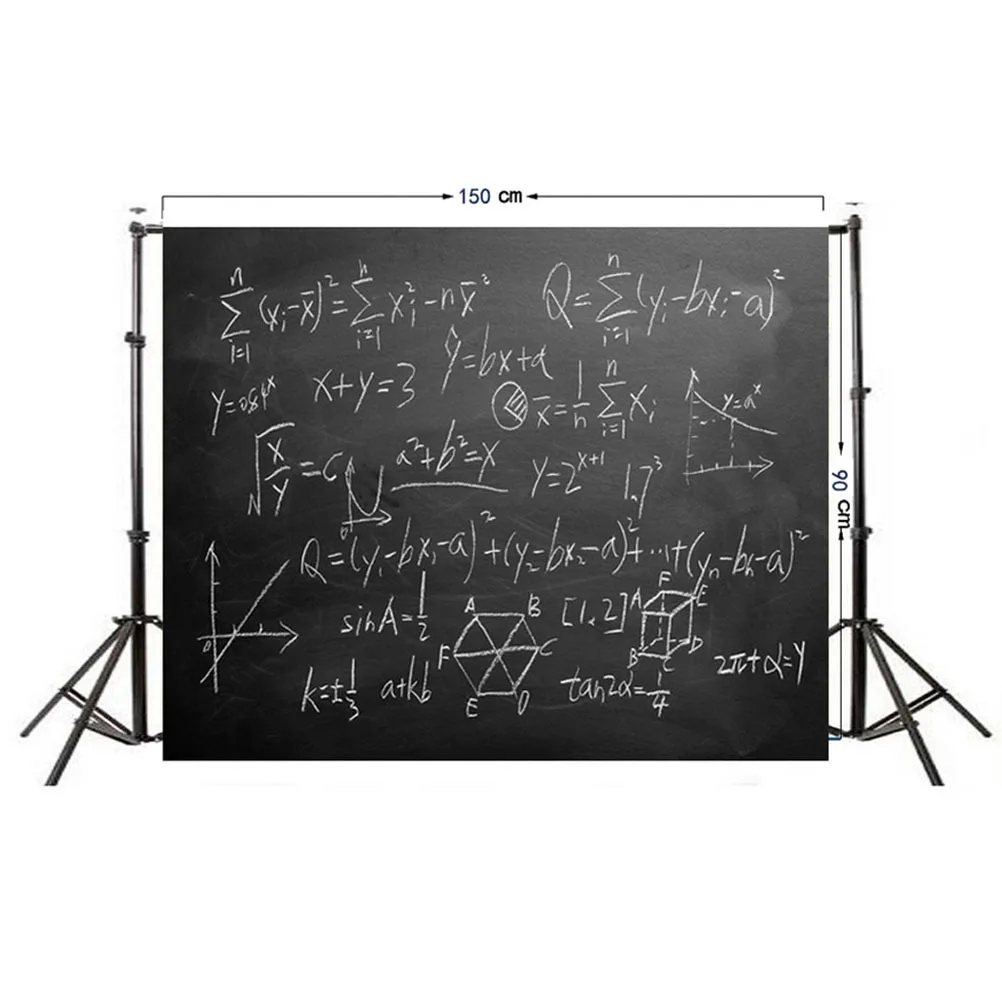 

3D Graduation Season Blackboard Photo Background 90x150cm Premium Waterproof Wrinkle Free Lightweight Portable Seamless Studio