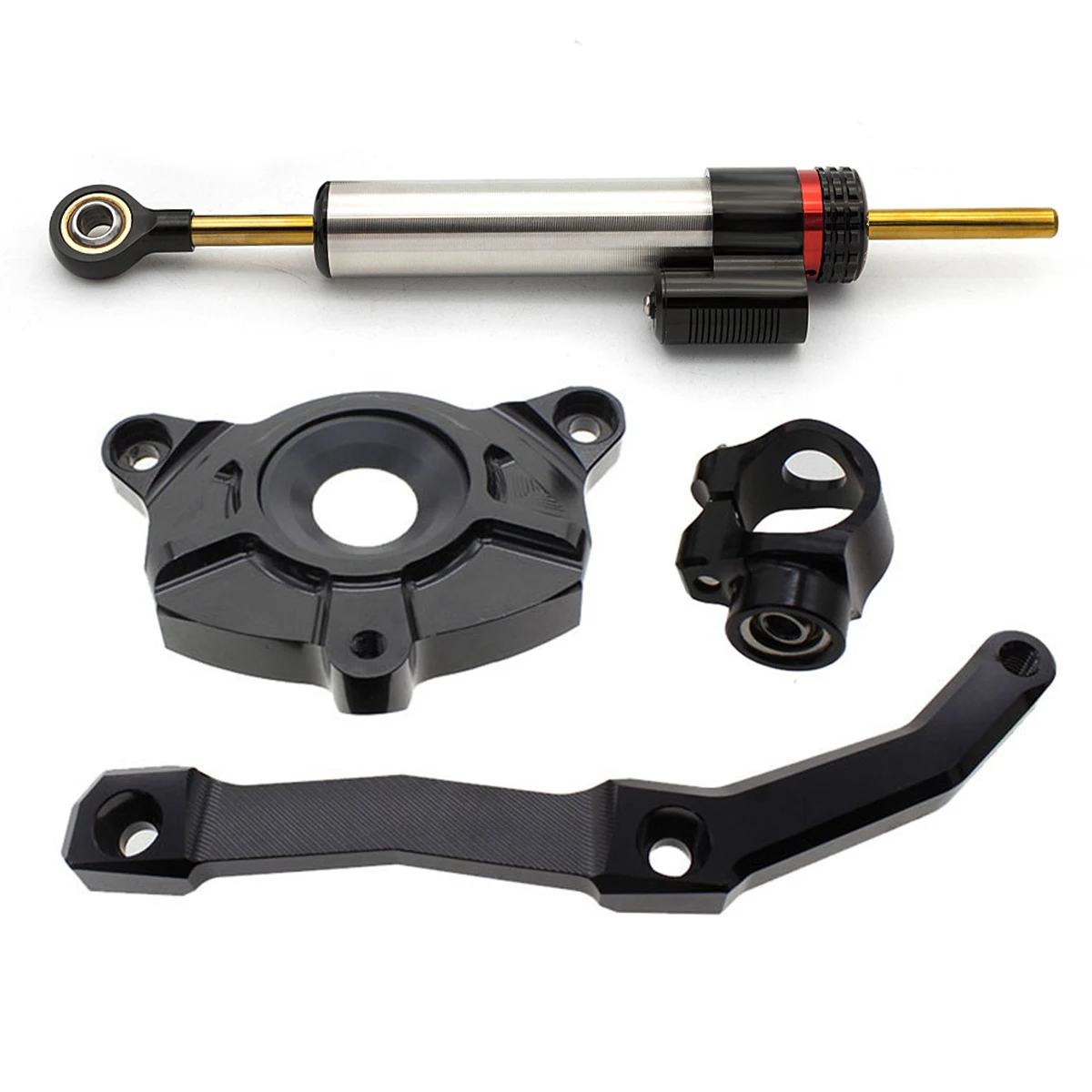 For Kawasaki Z1000 Z 1000 2010 2011 2012 2013 CNC Steering Damper with Mounting Kit Bracket Support Kit