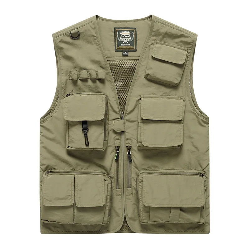 Custom Logo Apron for Men Great for Outdoor Use in Fishing Photography and Advertising Large Size Comfortable and Practical