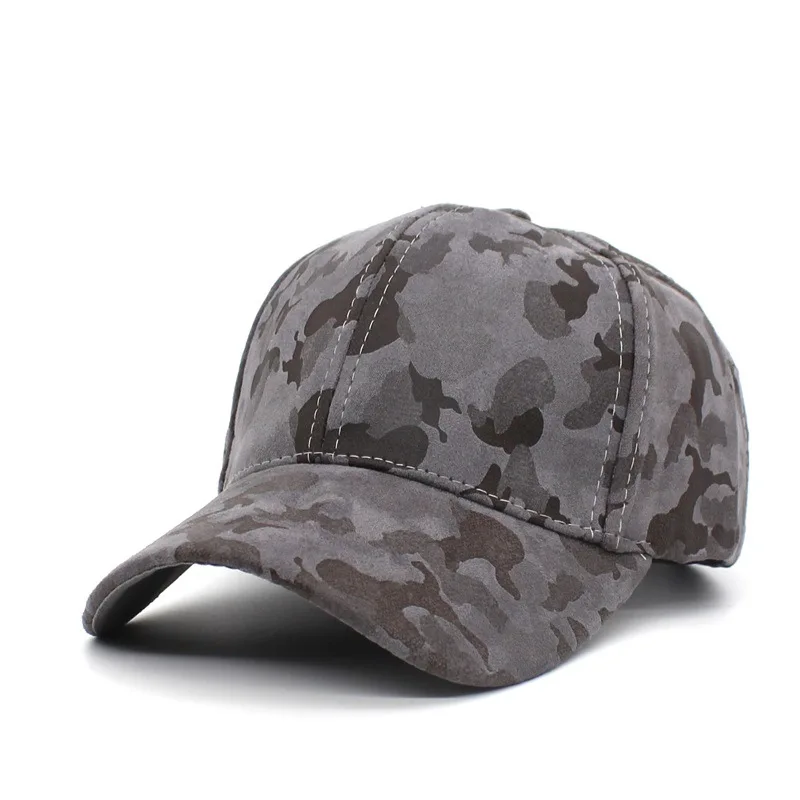 Camouflage Print Baseball Caps for Men Women Cotton Pu Snapback Hat Men\'s and Women\'s Hats Trucker Outdoor Sports Sunhats Gorra