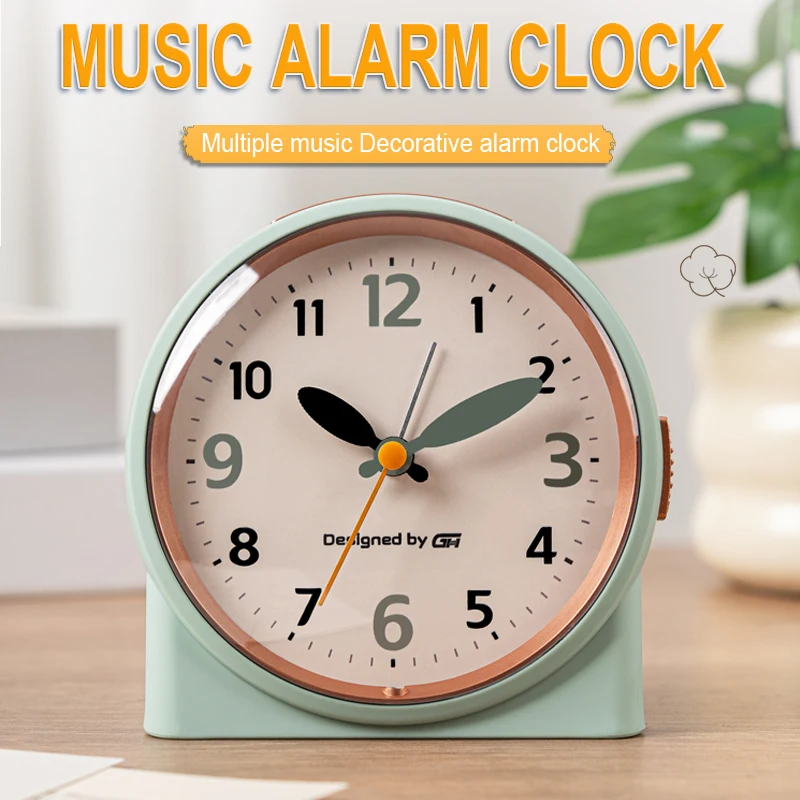Children's Alarm Clock, Music Ringtones, Snooze and Night Light Functions, a Must-Have for the Back-to-School Season
