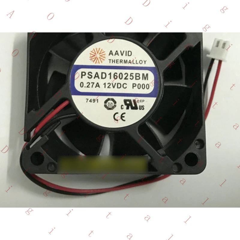

L... 1PCS New for AAVID PSAD16025BM 12V 0.27A 2-Wire power supply cooling fan#QW