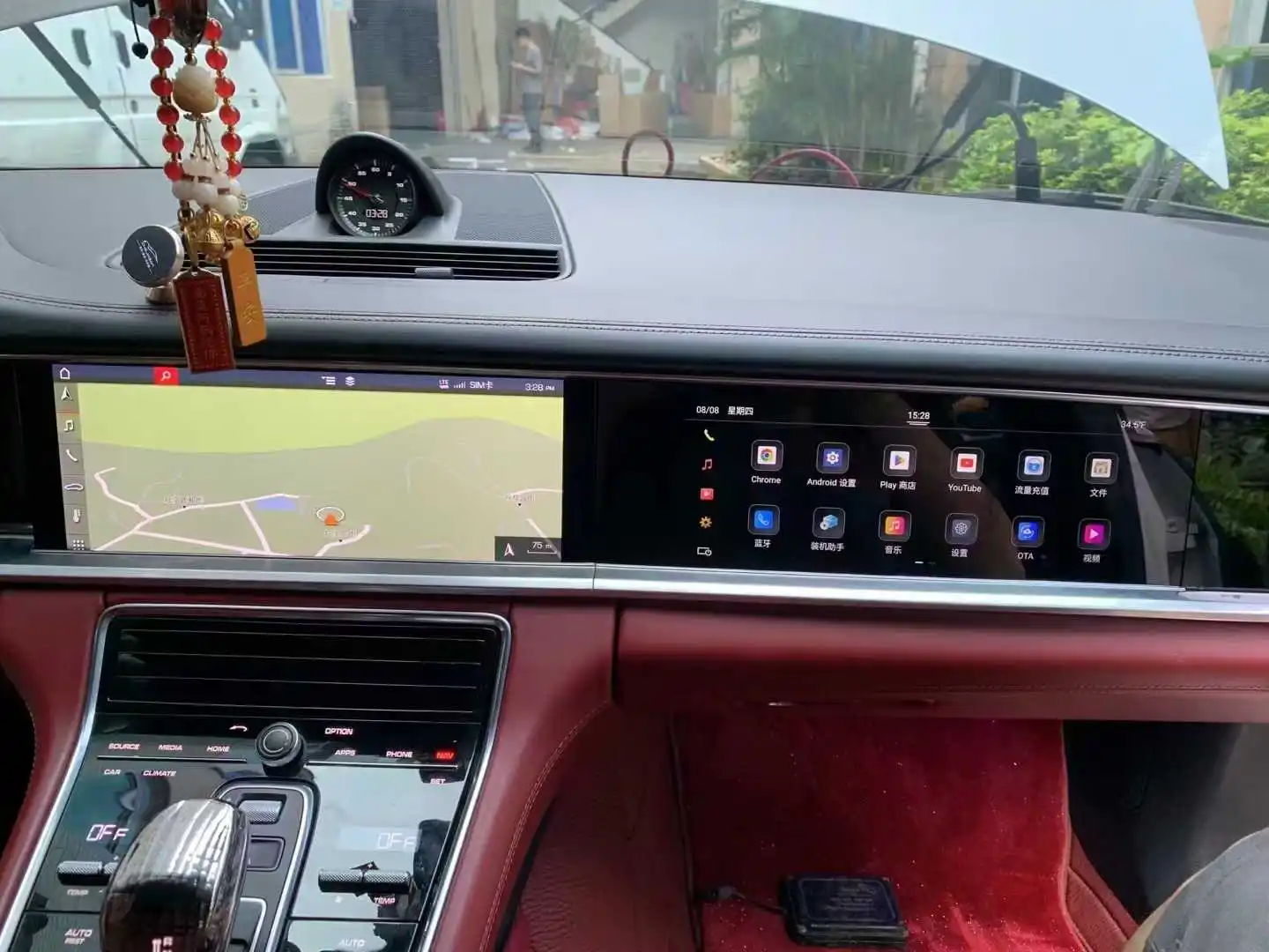 For-Porsche 2017-2023 Panamera 971 تعديل وترقية شاشة الركاب، شاشة الترفيه، تشغيل الوسائط المتعددة #4