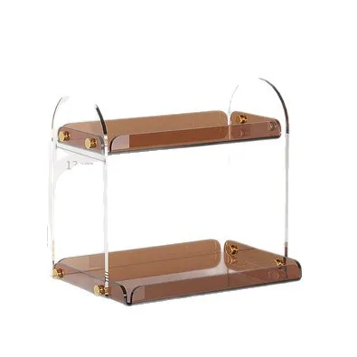 Cosmetics Storage Rack Acrylic Desktop Shelf Multi-layer Light Luxury Bathroom
