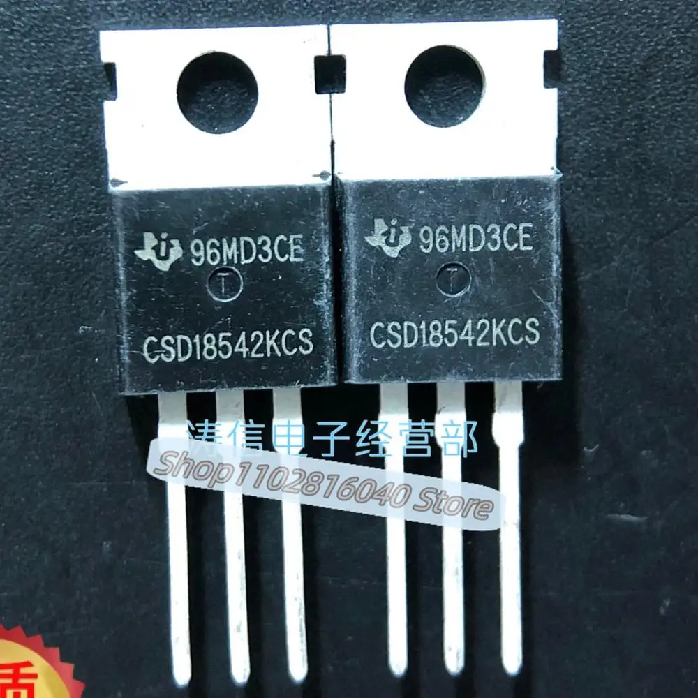 10PCS/Lot CSD18542KCS  TO-220 60V 200A MOS  Best Quality Imported Original Spot