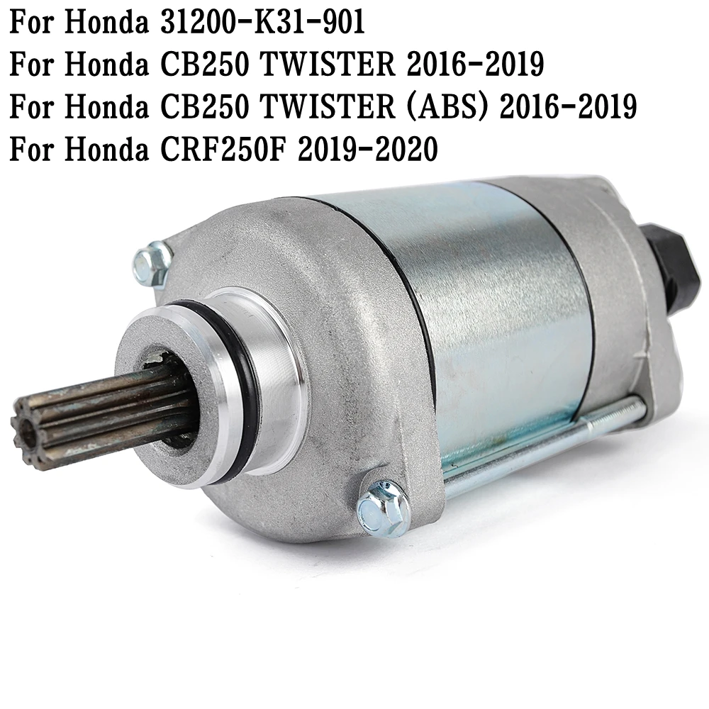 Motorcycle Electric Starter Motor For Honda CB250 TWISTER ABS CB 250 2016-2019 CRF250F CRF 250F Motor Accessories 31200-K31-901