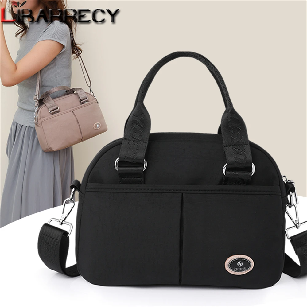 

Fashion Multi-functional Ladies Messenger Bag Solid Color High Quality Nylon Ladies Shoulder Bag 2023 New Women's Handbag Bolsos