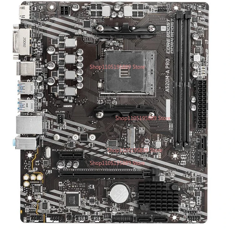 

Материнская плата для настольного компьютера MSI A520M-A PRO, AM4, DDR4, M.2, игровая