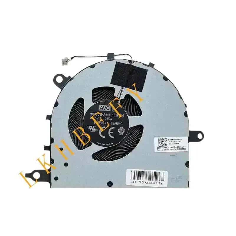 SJ جديد مروحة تبريد الكمبيوتر المحمول ل Xiaoxin 15-ARE 15-IIL 2020Xiaoxin Air 15ITL 15ACL 2021 5F10S13906 FM8S DFS5K 12115491 #2