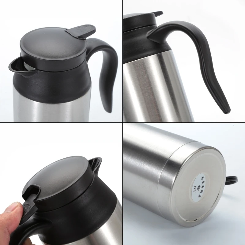 2024 New 12/24V Portable Car Heating Cup Electric Kettle Water Warmer Bottle Heating Cup