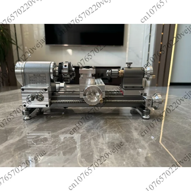 

Mini Lathe Micro Milling Machine Precision Desktop Lathe for Watchmaking Model Engineering Small Metal Working Benchtop Tool