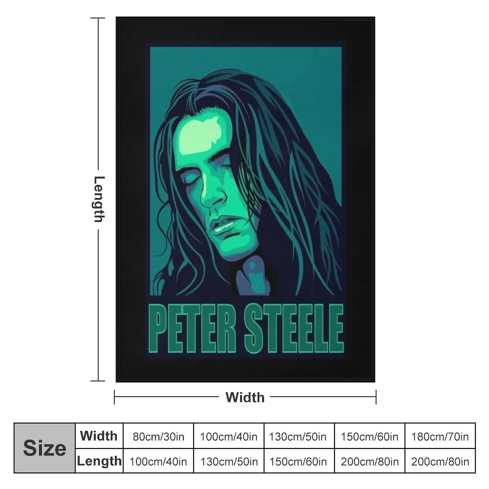 Day Gift For Peter Steele Halloween Throw Blanket Quilt Camping For Decorative Sofa Blankets