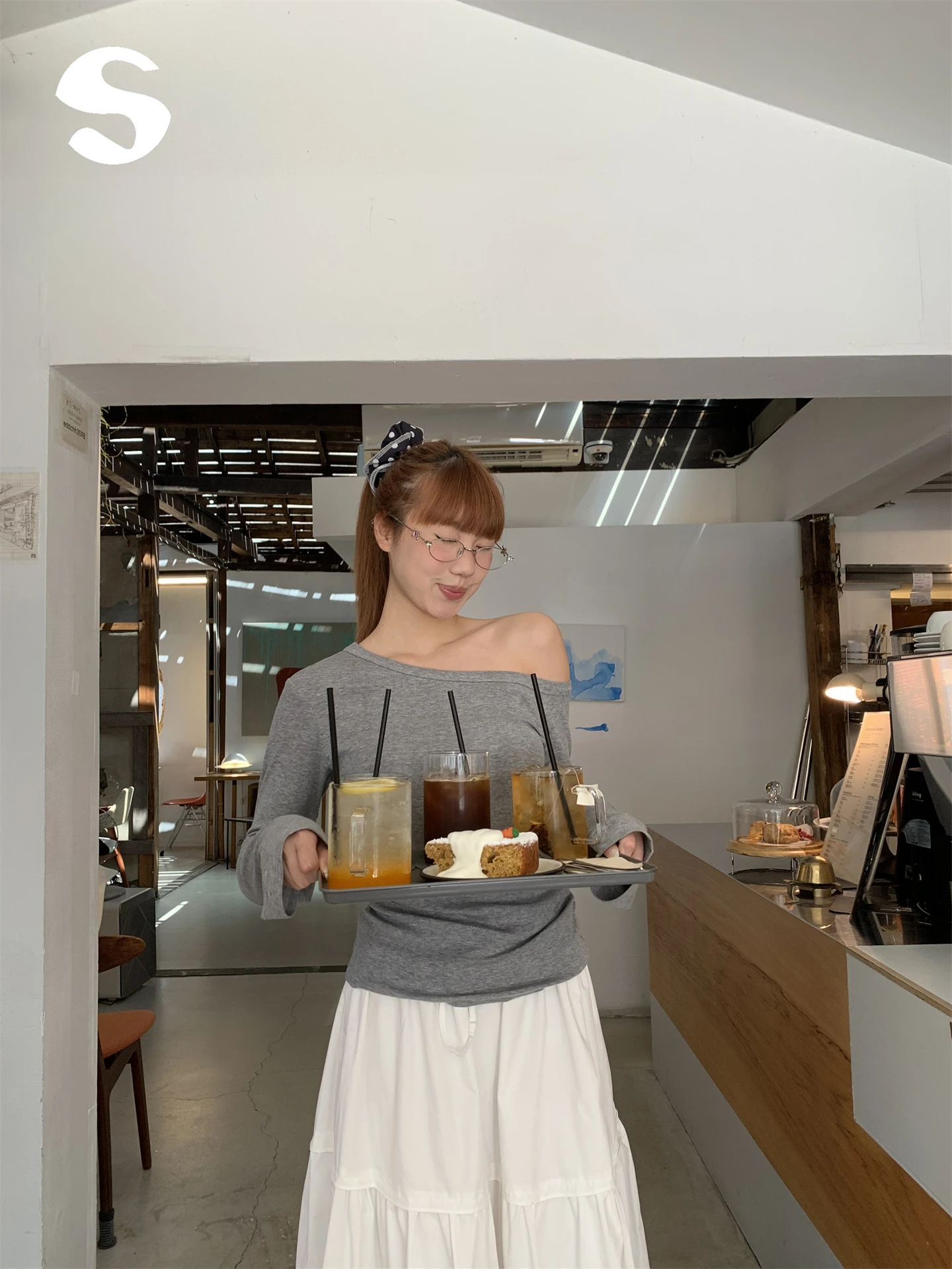 

Шелковый топ Lacele: комфортный, базовый, универсальный, простой, плиссированный, с длинными рукавами, прямого кроя, в корейском стиле, для женщин