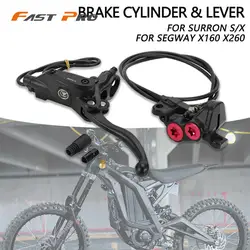 Front Rear Brake Cylinder Levers Set Motorcycles Accessories For Surron SURRON S/X SEGWAY X160 X260 Electric Vehicle Dirt E-Bike