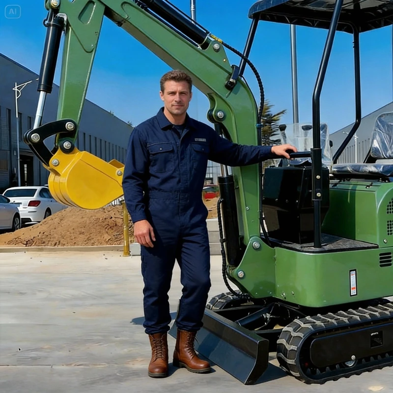 

Индивидуальный мини-экскаватор RC 2.5т с дизельным двигателем, гидравлический, для Европы, Godet Construction