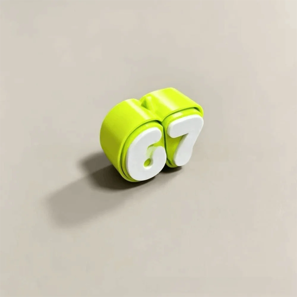 Pixel Art 3D Printed Click Fidget 67 Buttons Portable Stress Relief Movable Press Parts Safe And Comfortable Fidget Study