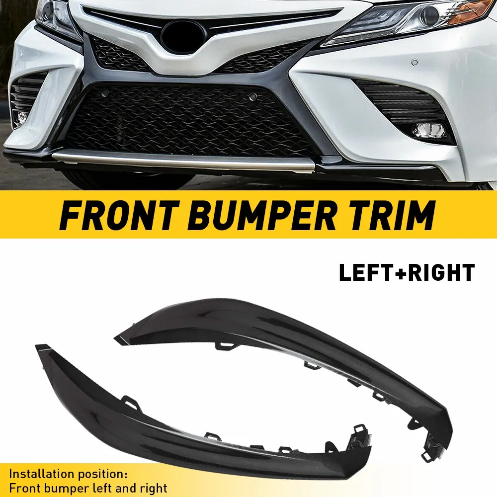 Front Bumper Grille Mold Trim For Toyota Camry SE/XSE 2018-2020 5312333030 5312306040 TO1047103 5312433050 5312406120 TO1046103