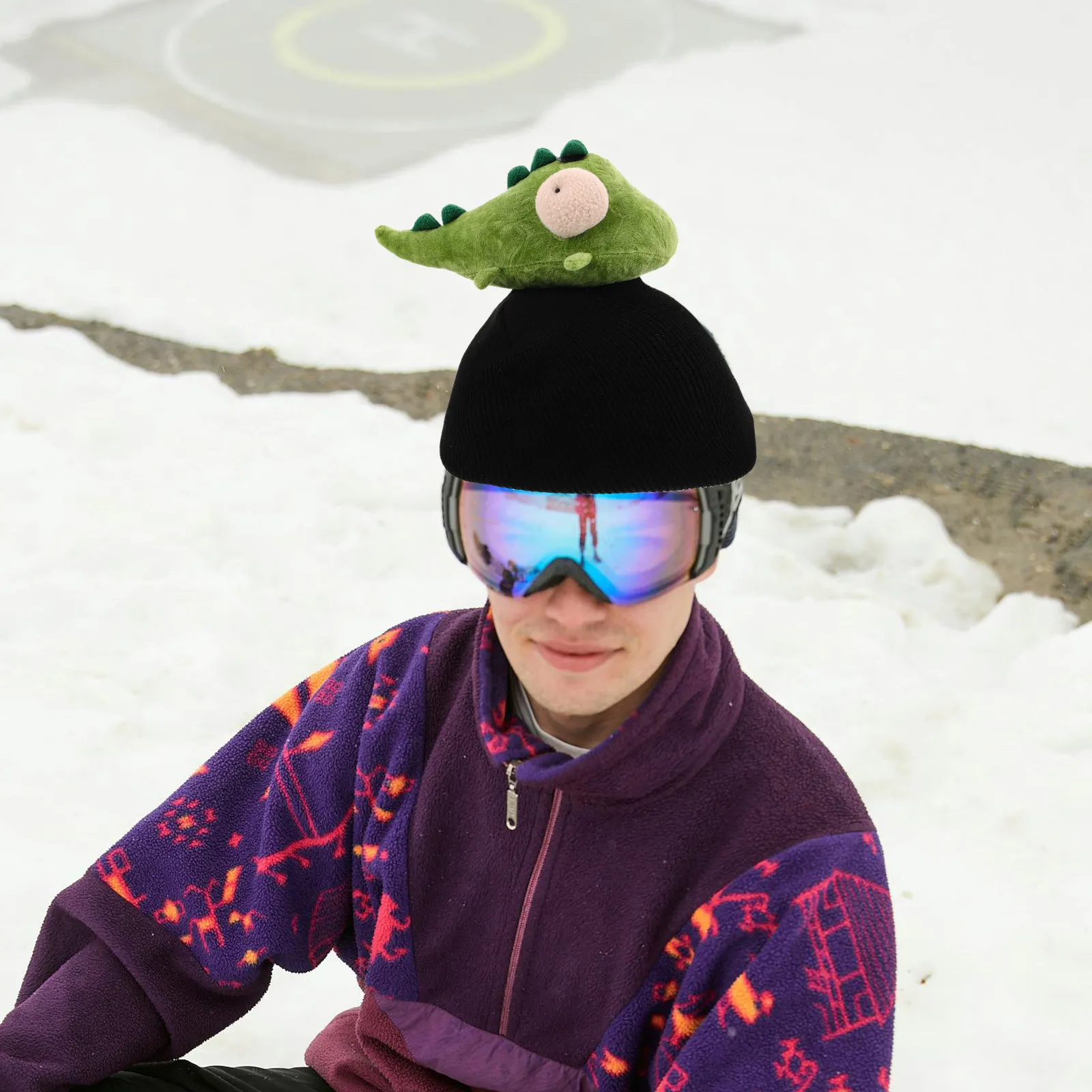 

Ski Cover Animal Design Winter Sports Cover for Snowboarding Skiing Paragliding Cute Decorative Accessory