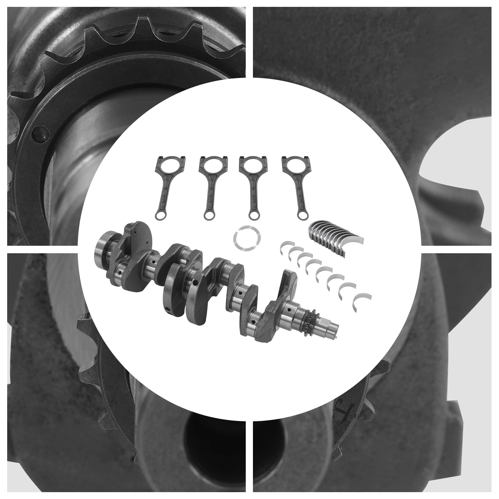 

Engine Rebuild Set G4FD Engine Overhaul Rebuild Kit for 2012-2016 Hyundai Accent Kia Soul 1.6L G4FD Engine Overhaul Rebuild Kit