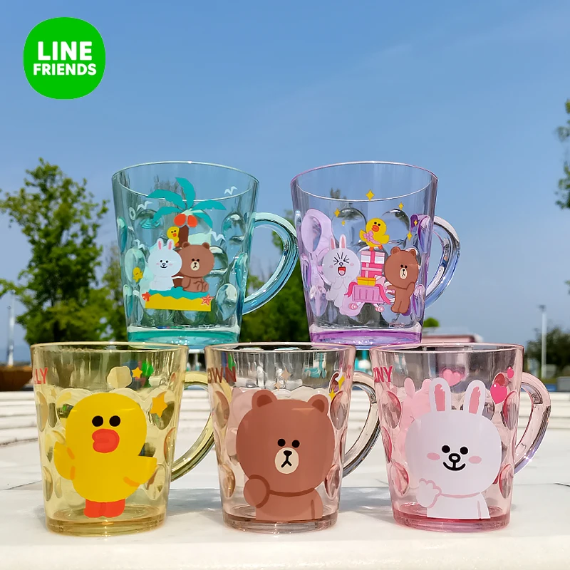 New Line friends Brown Cony Sally high-value creative boys and girls brush their teeth and gargle cup cartoon home dental jar