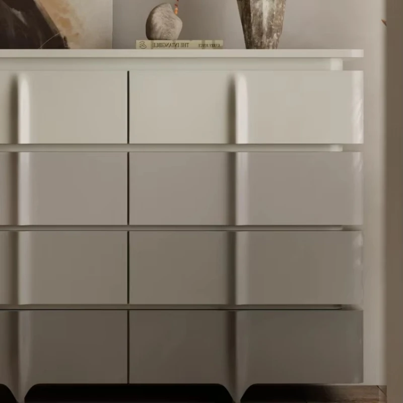 Gradual change color system four drawer cabinet bedroom wall-mounted locker